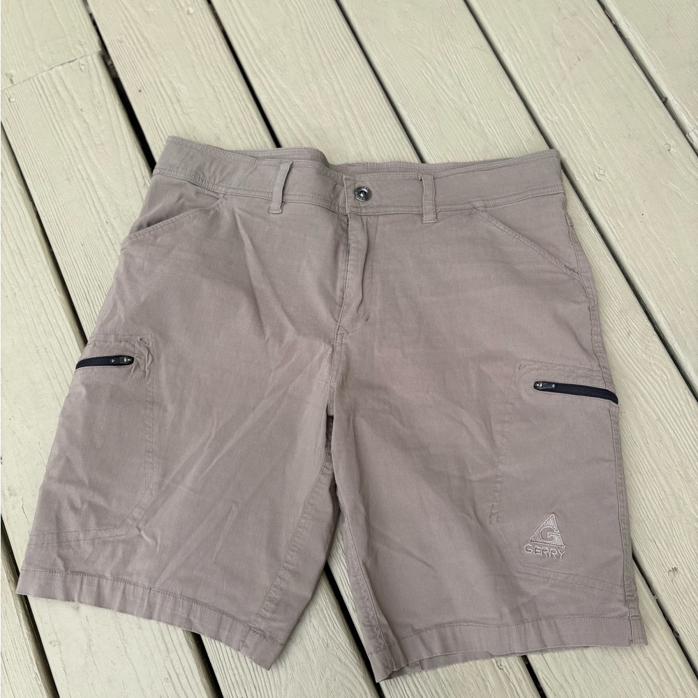 GERRY Tan Cargo Shorts for Men, Size: 36